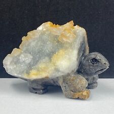 392g Natural crystal mineral specimen, sphalerite, hand-carved the Tortoise gift picture