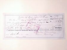 1897 PROMISSORY NOTE 1ST NATIONAL BANK OF MICHIGAN GREAT FOR COLLECTION 1897 picture