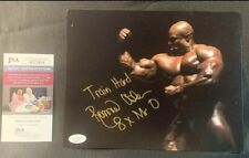 Mr. Olympia RONNIE COLEMAN Autographed Train Hard  8x10 w/JSA  AUTHENTICATION  picture