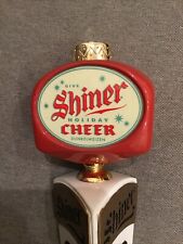 Shiner Seasonal -Shiner cheer￼ Beer Tap Handle w/ Christmas ornament ￼Topper picture