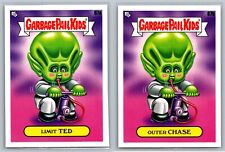 The Outer Limits Alien UFO Garbage Pail Kids Sci-Fi TV Series Spoof 2 Card Set picture