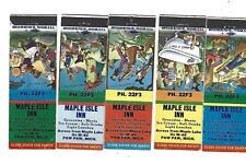 5 Maple Isle Inn - Paw Paw, MICH.  Matchcovers  Across from Maple Lake picture