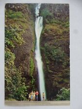1959 Postcard Horsetail Falls Columbia Gorge OR Regina Fuegen Spragueville IA US picture