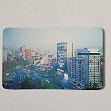Postcard Mexico City Mexico at Twilight Divided Unposted No V1083 picture