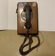 Vintage 1987 Jim Jackson Custom Made Wooden Touch Tone Wall Telephone ITT Parts picture