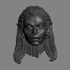 Female Orc v2 D&D Fantasy Warhammer WoW custom head for action figures picture