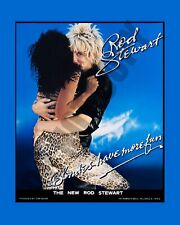 1978 Rod Stewart Blondes Have More Fun Record Album Magazine Ad Art 8x10 Photo picture