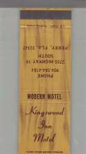 Matchbook Cover - Florida Kingswood Inn Motel Perry, FL picture