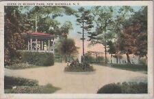 Hudson Park New Rochelle New York c1920s Postcard picture
