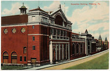 1907-1915 Pittsburgh PA Postcard Exposition Building Allegheny Co RARE German DB picture