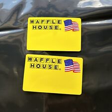 Waffle House Blank Employee Name Tag Badge Yellow Pinback  Costume Roll Play (2) picture