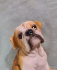 English Bulldog Resin Realistic Dog Sculpture Figure 5”  picture