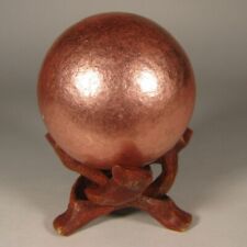 50mm NATIVE COPPER Sphere Ball w/ Stand - Keweenaw Peninsula, Michigan - 1.2 lbs picture