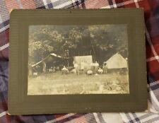 Cabinet Card-A Great Fishing Day With The Boys At Camp. Very Cool.  picture