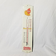 Vintage Dole Bananas Metal Advertising Thermometer Sign picture