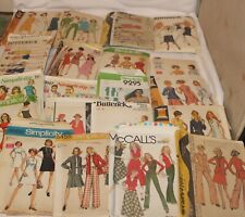 20 Vtg 1960's/70s Sewing Pattern Lot Women's Clothing SZ 8 McCalls Simplicity picture