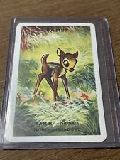 Vintage Rare French Disney 🎥 Card Game Bambi Playing Card VERY RARE picture