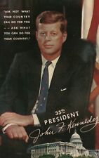  Vtg Postcard 35th President John F Kennedy picture
