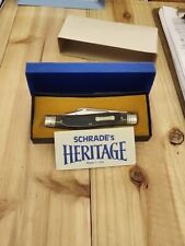 1983 Schrade Heritage NY USA 8801-B 3 Blade Stockman Knife picture
