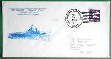 USS WILLIAM H. STANDLEY CG-32 #6 stationery cover 15th Anniversary (CAN-126) picture