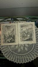 LOT OF 2 ANTIQUE PLATE PRINTS, CLARENDON'S HISTORY OF ENGLAND, BATTLE CRESPY + picture