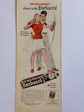 Vintage 1951 barbasol Prince ad. For best results Shave with barbasol picture