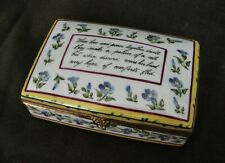 VtG Limoges Tiffany & Co Private Stock Porcelaine Box Love & Peace Sentiment picture