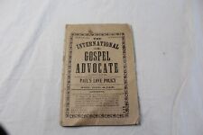 Ca. 1903 The International Gospel Advocate Religious Booklet Paul's Love Policy picture