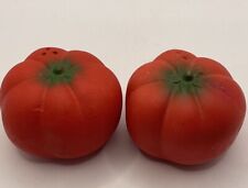 Vintage Tomato Salt & Pepper Shakers Kitschy Kitsch picture