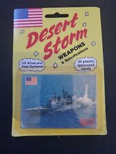 1991 DSI Desert Storm Weapons & Specifications Complete Factory Set w/50 Cards picture