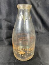 Vintage Rare Sealtest Fairfield Western Maryland Dairy Milk 8.5” Bottle picture
