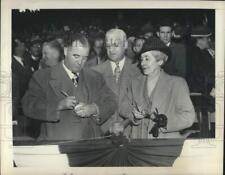 Press Photo Official Signing Baseball for President Truman at Event - tux08193 picture