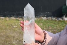 1.19kg Natural clear quartz Obelisk Quartz Crystal Point Wand healing gem WA581 picture