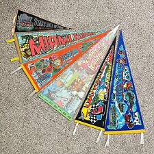 Collection of Vintage Florida Themed Travel Souvenir Pennants Banners Lot of 6 picture