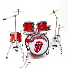 Miniature Drum Kit Band Mini RS Red Scale 1:12 Instrument Musical Display Gift picture