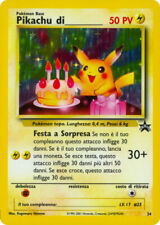 Pokemon Promo 24th Birthday Pikachu Promo Foil (IT) - NEAR MINT - picture