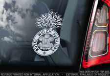 Royal Welch Fusiliers Car Sticker - Army Royal Military Welsh Window Decal - V02 picture