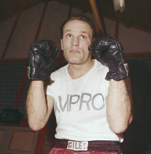 English heavyweight boxer Henry Cooper pictured during trainin- 1960s Old Photo picture