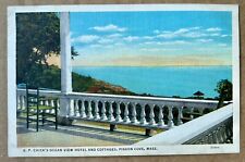 G. P. CHICK'S OCEAN VIEW HOTEL AND COTTAGES, PIGEON COVE, Massachusetts Postcard picture