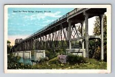Augusta GA-Georgia, Sand Bar Ferry Bridge, Vintage Postcard picture