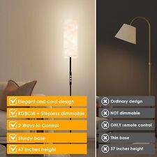 Modern high standing led light 800K-5500K color changeable dimmable floor light picture