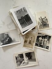 Lot Of 100 Vintage Old Snapshot Photographs People Kids Fun Times More 1920s-50s picture