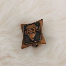 TOPS KOPS Weight Loss Award Lapel Pin Brooch - Bronze Top picture