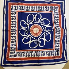 Vintage Delta Airlines 50 Year Anniversary 1929-1979 Silk Scarf picture