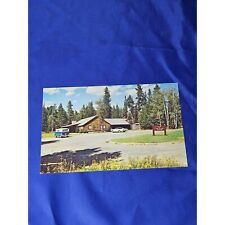 Vintage Jenny Lake Lodge Wyoming Postcard Chrome Divided picture