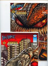 Violator vs Badrock #1A and #1B Image Comics Lot of 2 Books Liefeld / picture