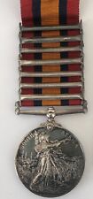 1898 Victorian War UK Queen South Africa Medal Named to M.Martin JB, RHA, 7 Bars picture