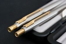 A Unique Gift - 14K Gold Parker Classic Stainless Steel vintage pen pencil set picture