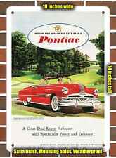 Metal Sign - 1952 Pontiac Chieftain Convertible- 10x14 inches picture
