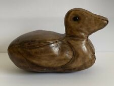 Vintage Leather Duck Figurine picture